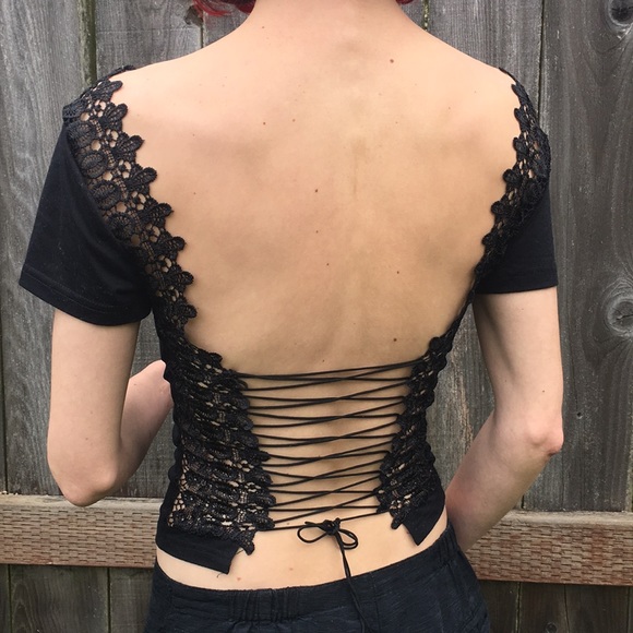 Lace Up Top - Picture 8 of 10